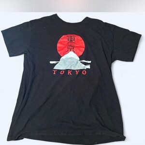 Black Tokyo Graphic T-Shirt